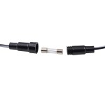 Priza USB x 2, bricheta x 1 si Voltmetru digital moto, led verde, culoare negru Priza USB x 2, bricheta x 1 si Voltmetru digital moto, led verde, culoare negru